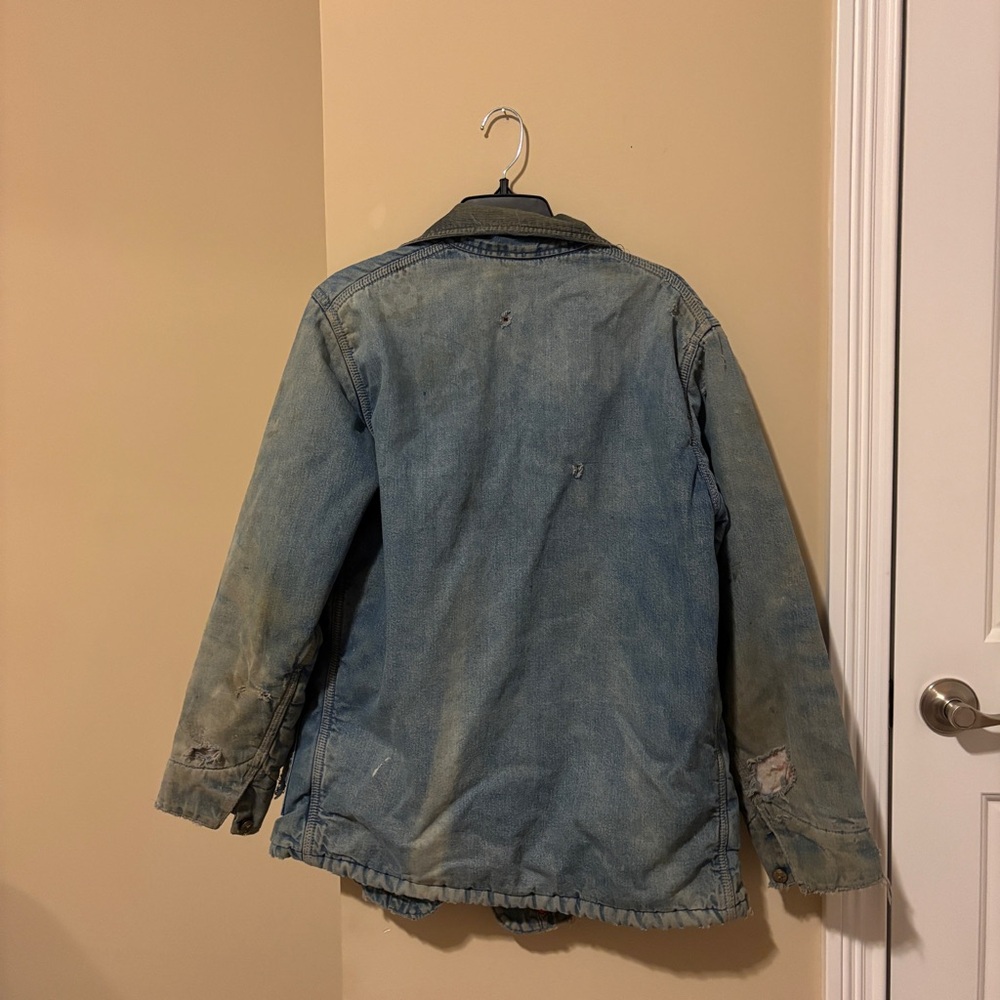 Men's Blue Denim Jacket - Picture 9 of 12